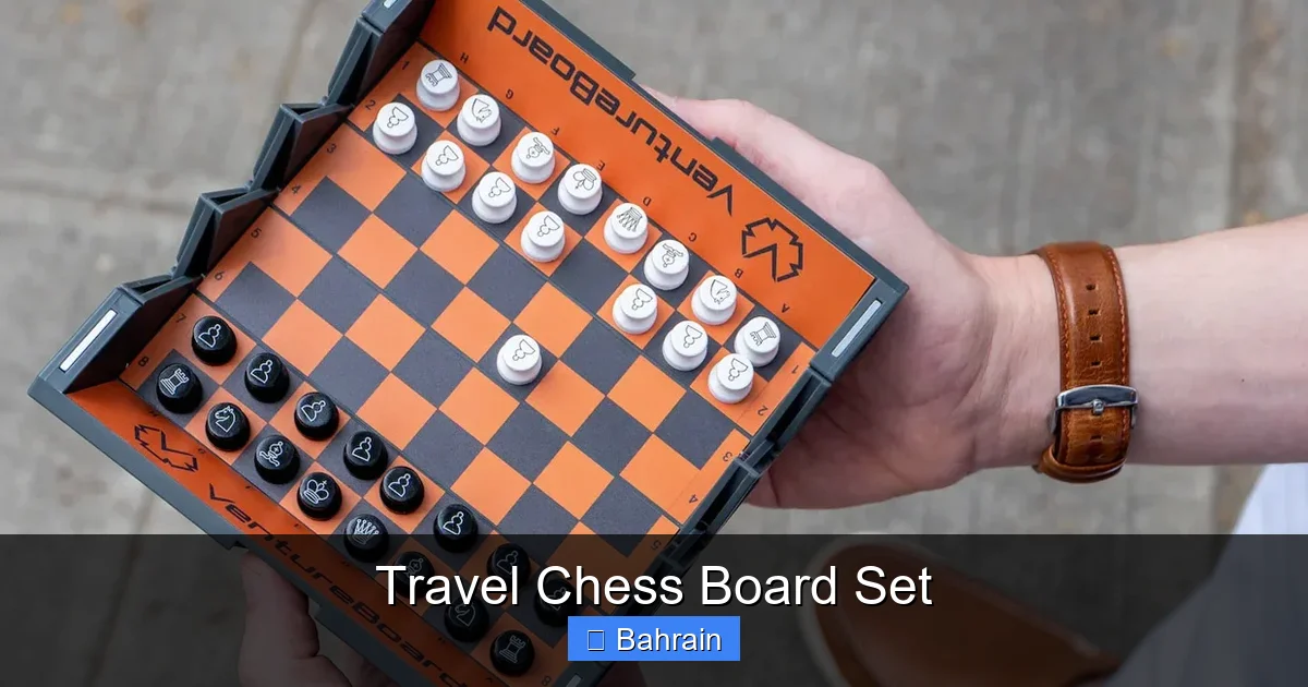 Travel Chess Board Set