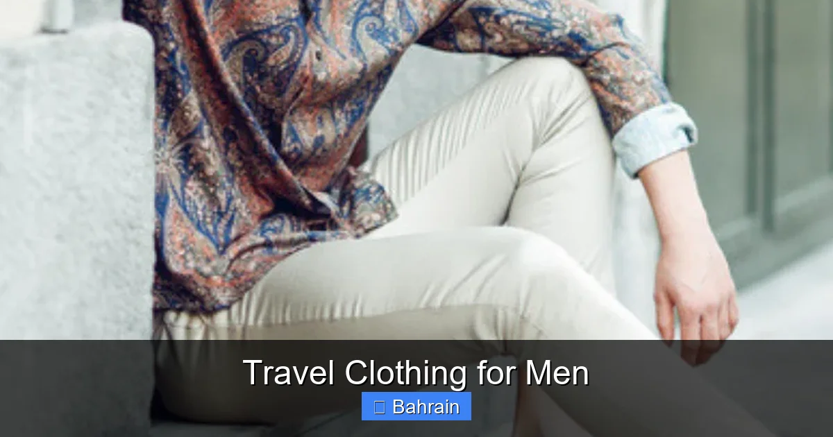 Travel Clothing for Men
