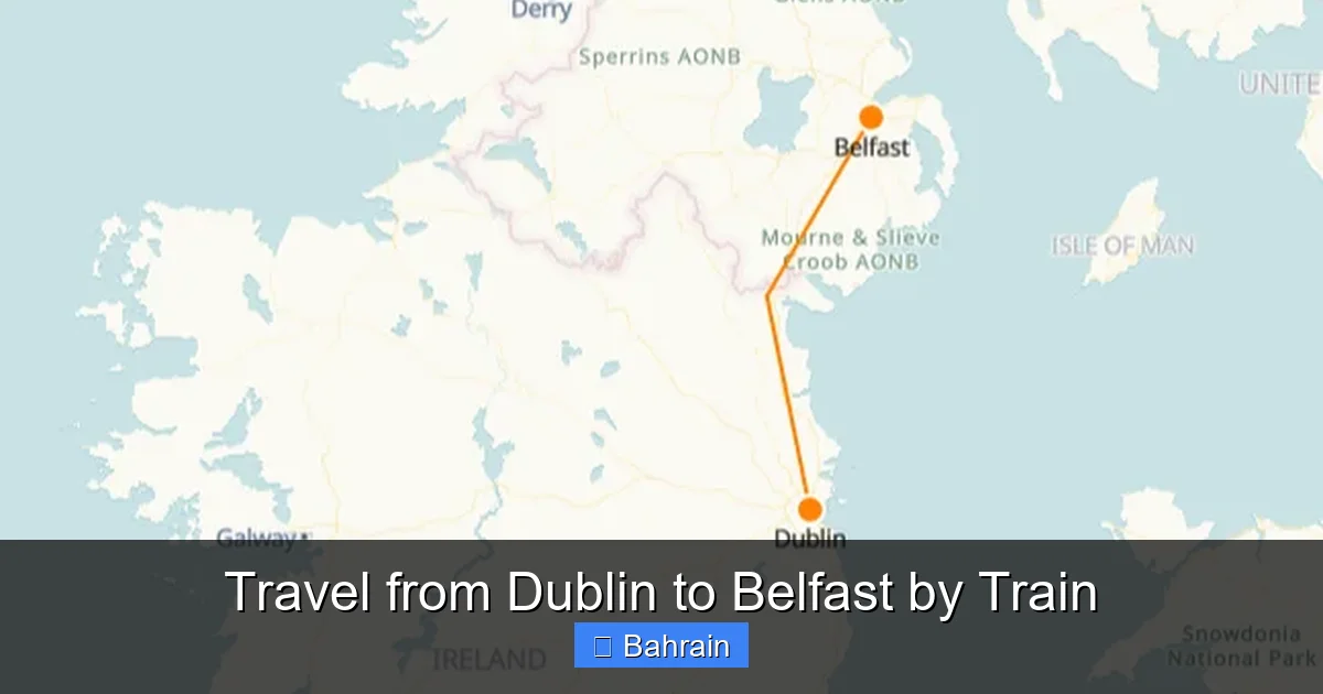 Travel from Dublin to Belfast by Train