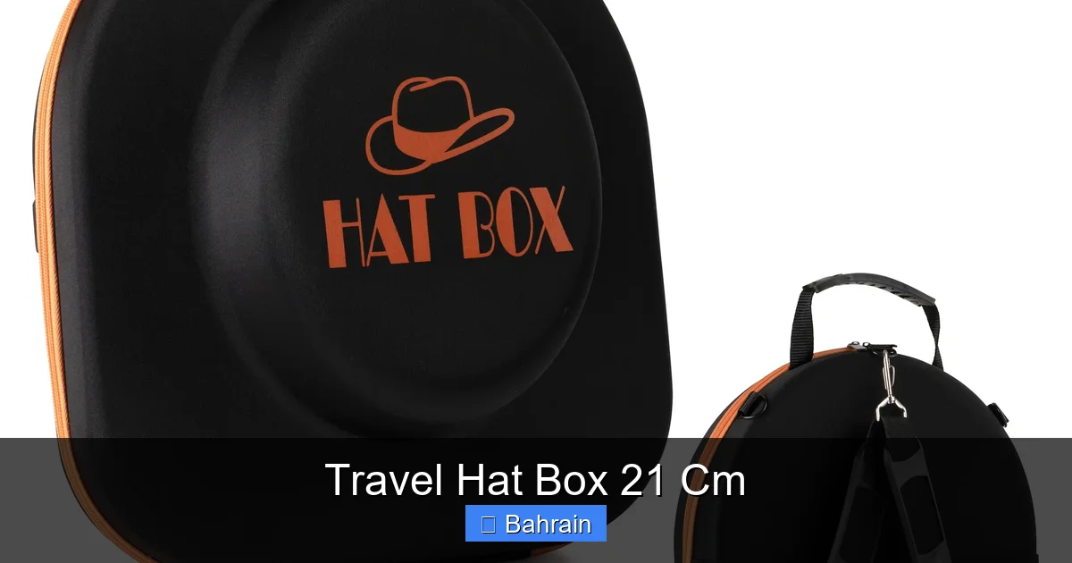 Travel Hat Box 21 Cm