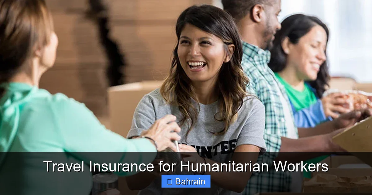 Travel Insurance for Humanitarian Workers