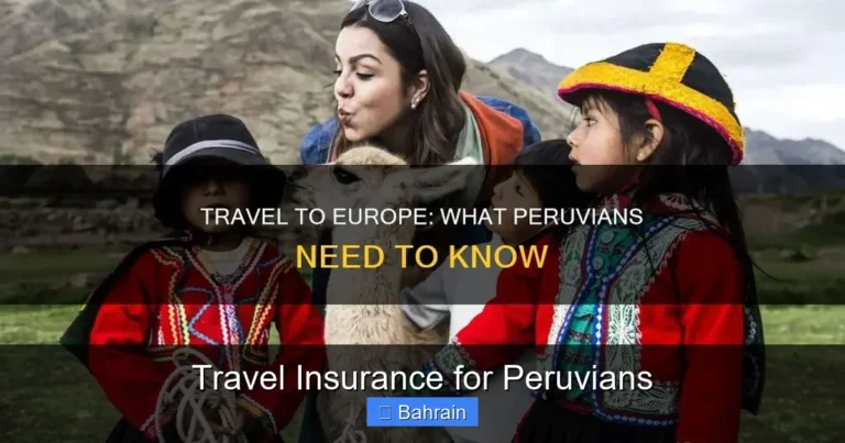 Travel Insurance for Peruvians