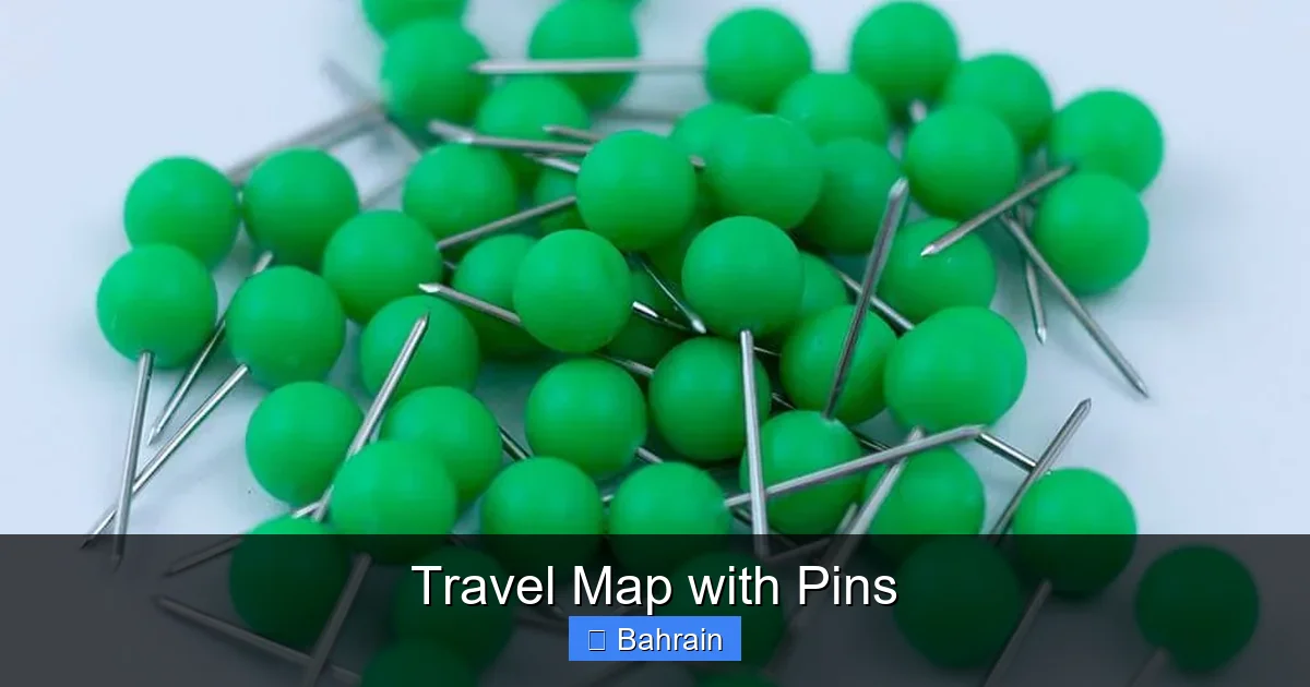 Travel Map with Pins