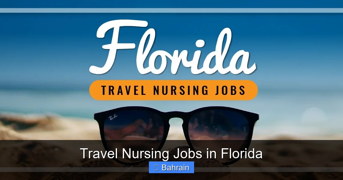 Travel Nursing Jobs in Florida