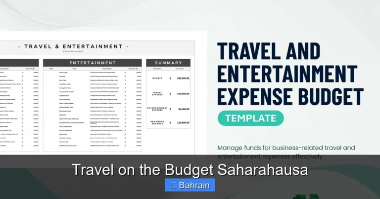 Travel on the Budget Saharahausa