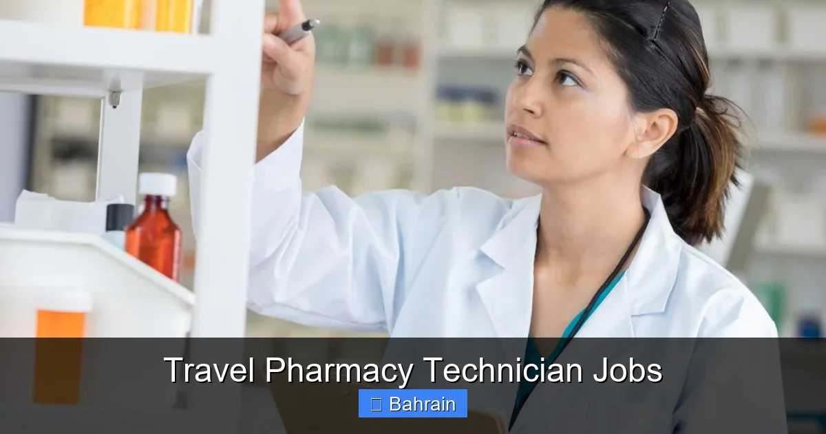Travel Pharmacy Technician Jobs