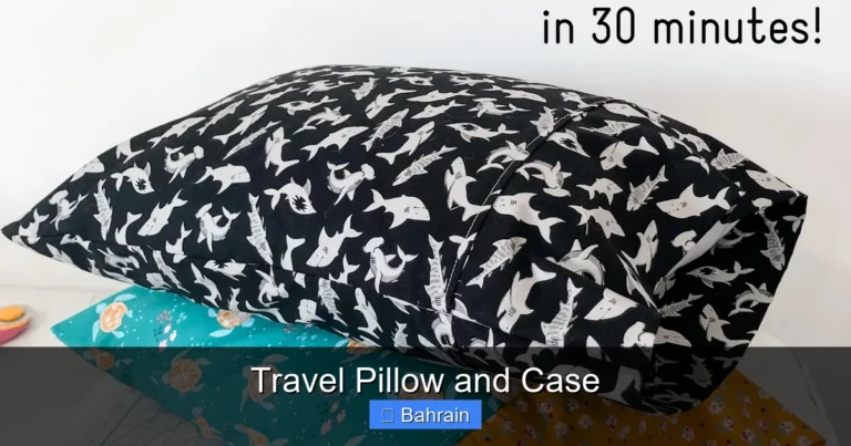Travel Pillow and Case
