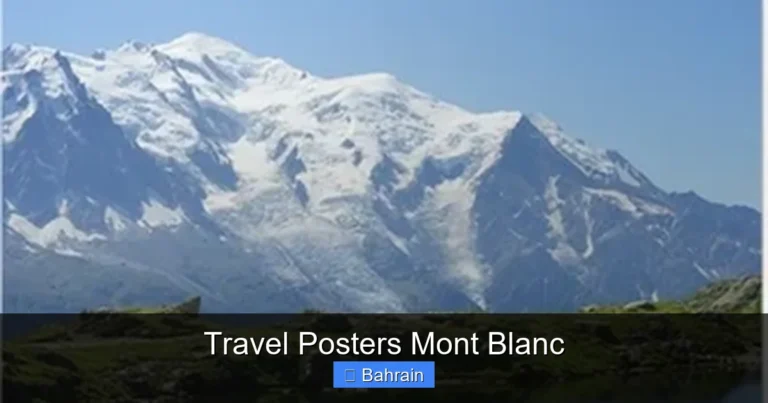 Travel Posters Mont Blanc