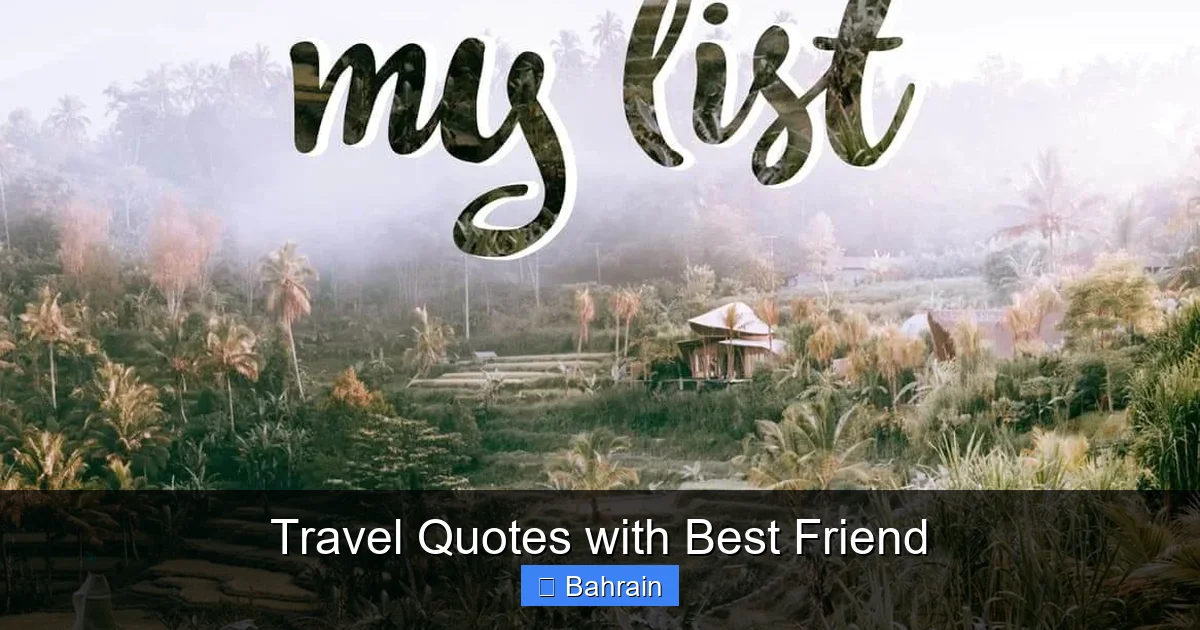 Travel Quotes with Best Friend