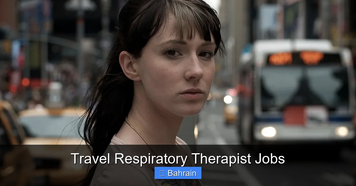 Travel Respiratory Therapist Jobs
