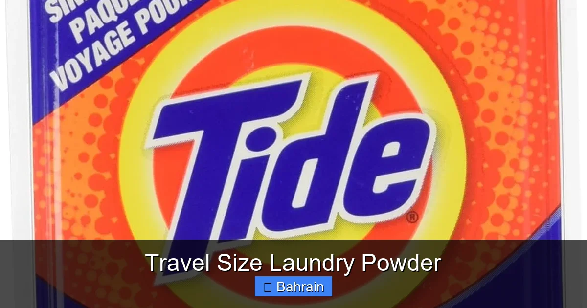 Travel Size Laundry Powder