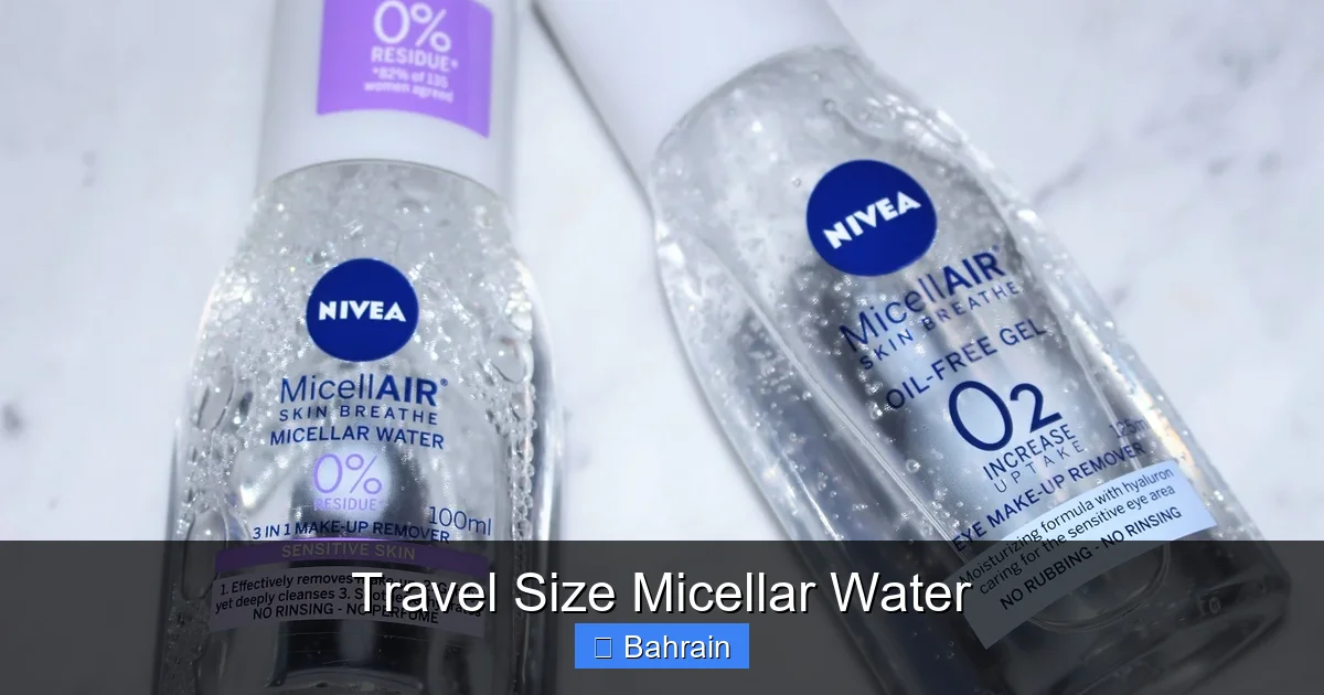 Travel Size Micellar Water