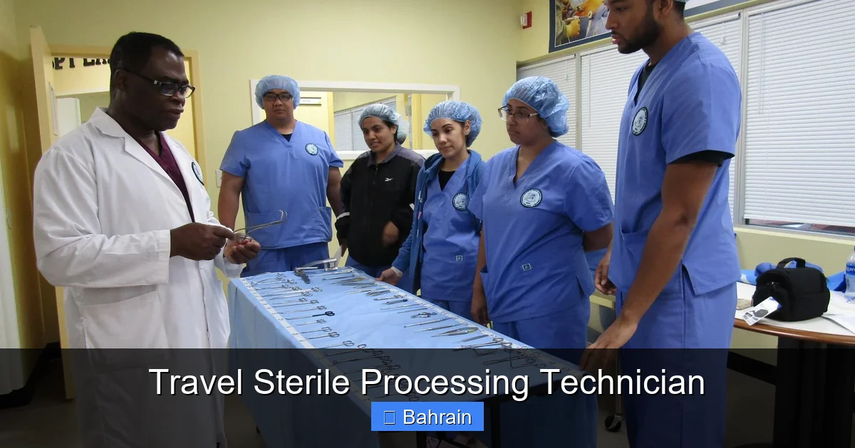 Travel Sterile Processing Technician