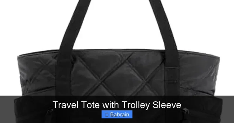 Travel Tote with Trolley Sleeve