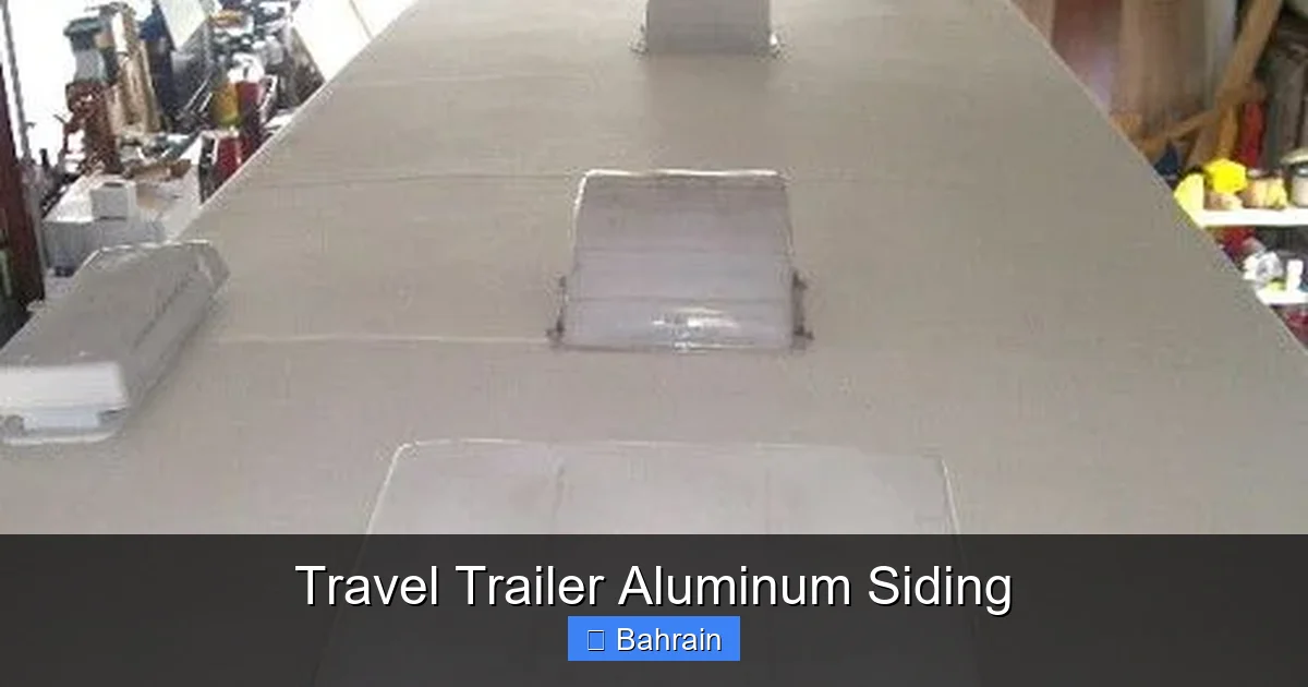 Travel Trailer Aluminum Siding