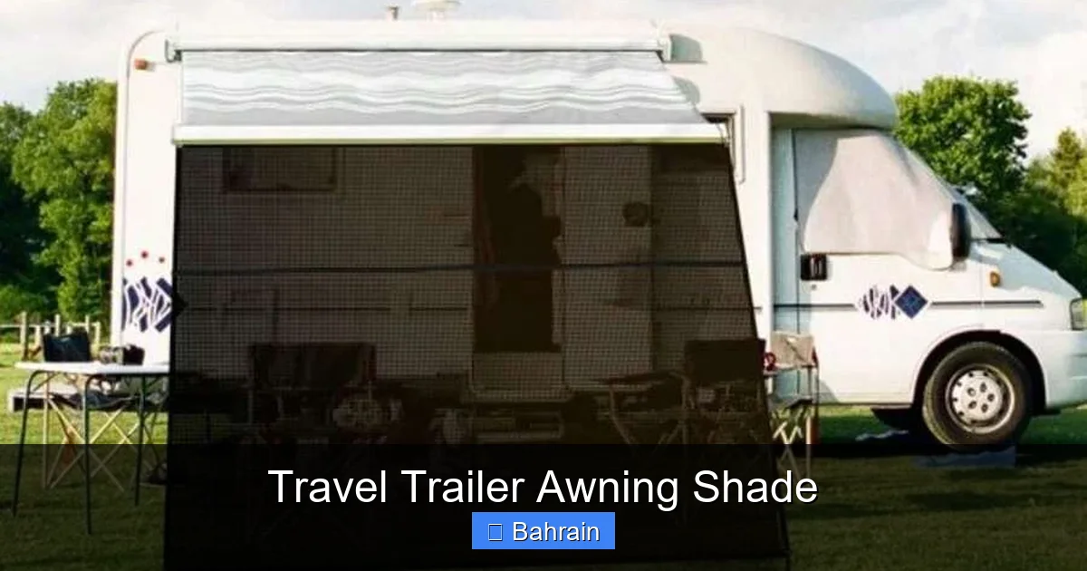 Travel Trailer Awning Shade