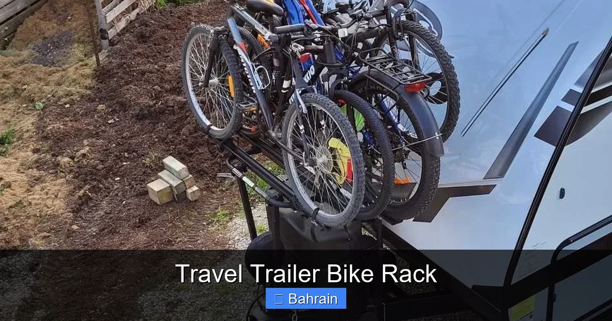 Travel Trailer Bike Rack