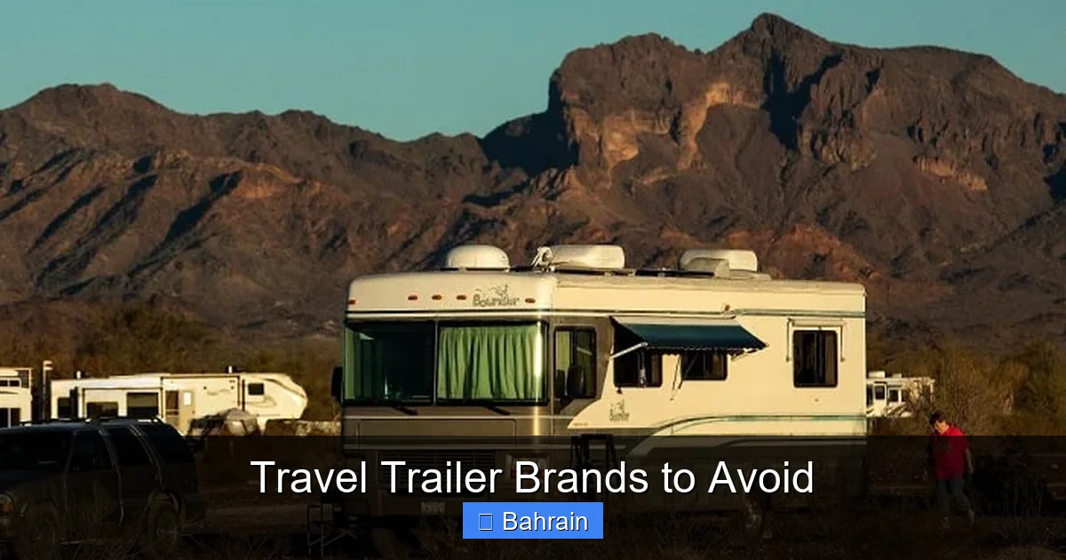 Travel Trailer Brands to Avoid
