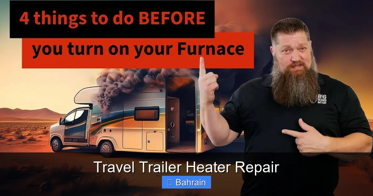 Travel Trailer Heater Repair
