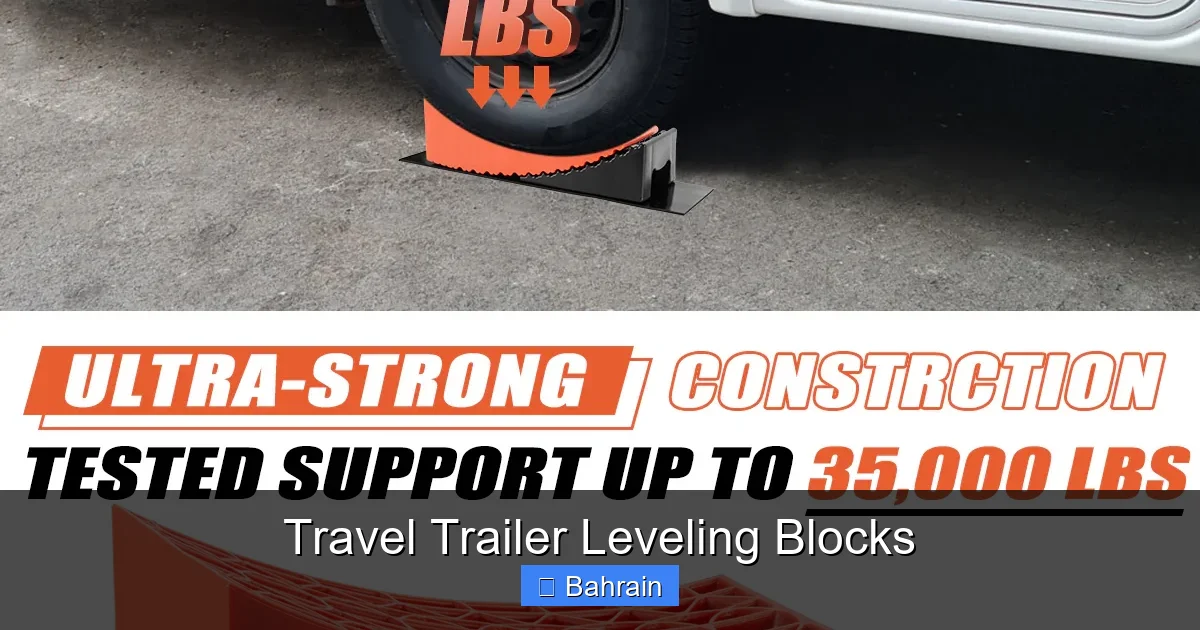 Travel Trailer Leveling Blocks