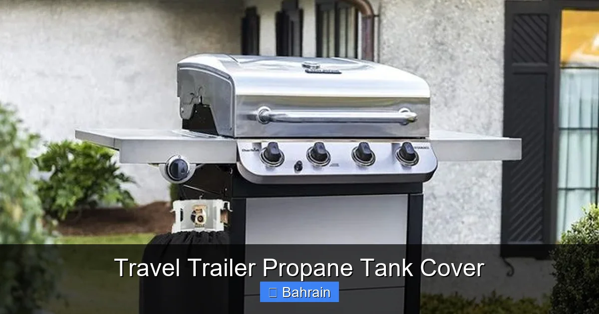 Travel Trailer Propane Tank Cover