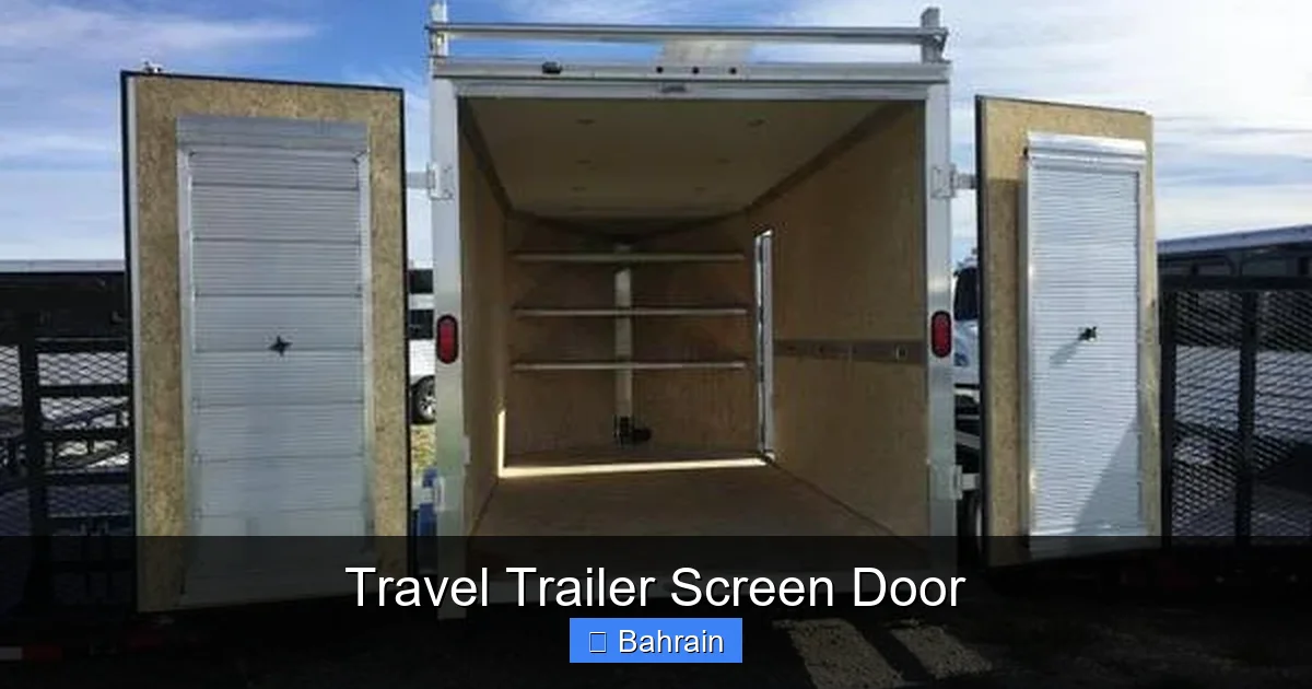 Travel Trailer Screen Door