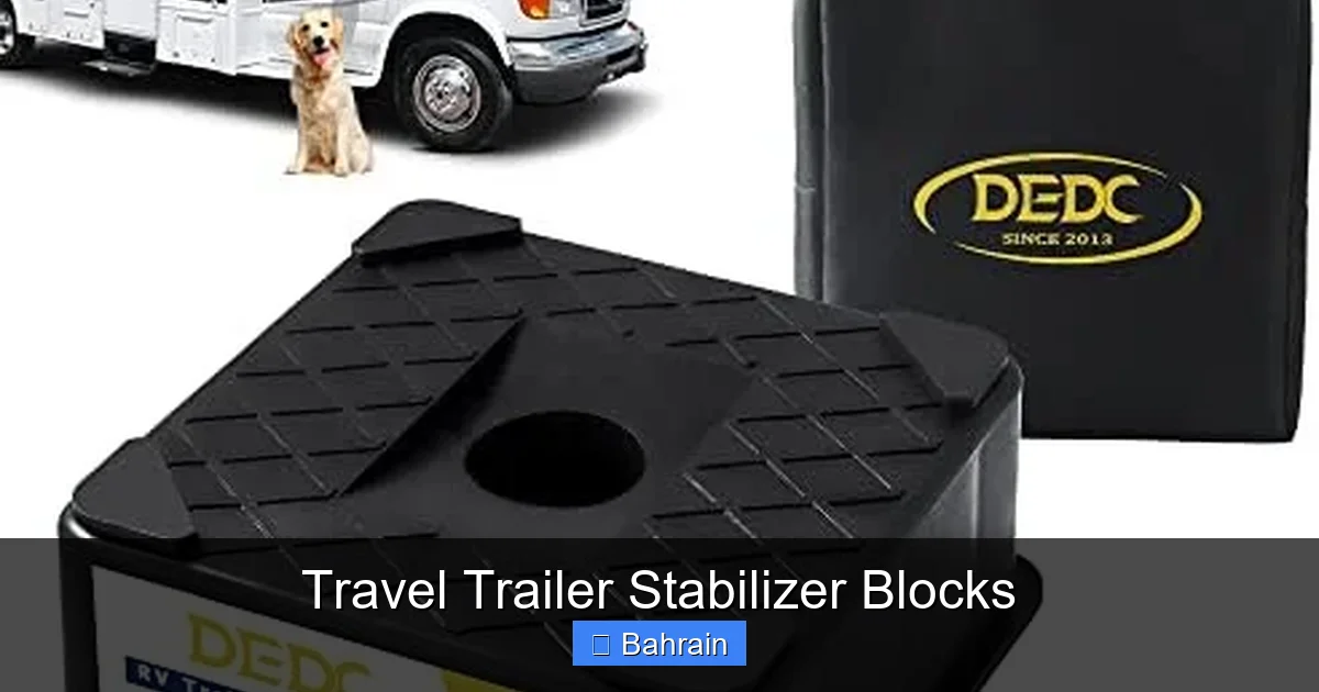 Travel Trailer Stabilizer Blocks