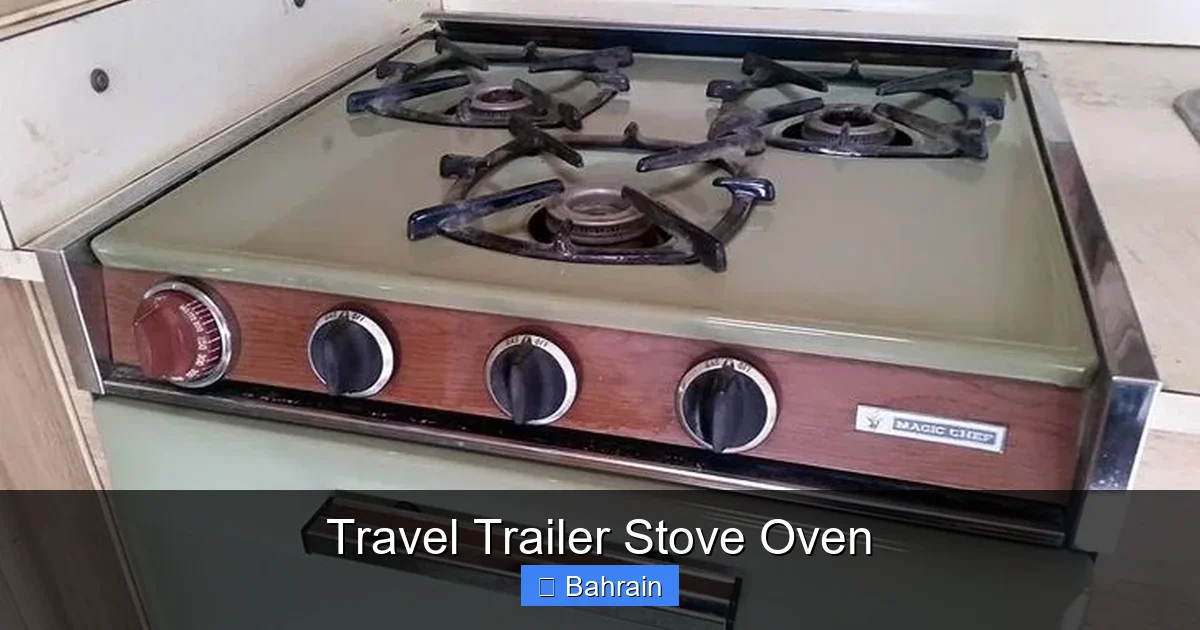 Travel Trailer Stove Oven