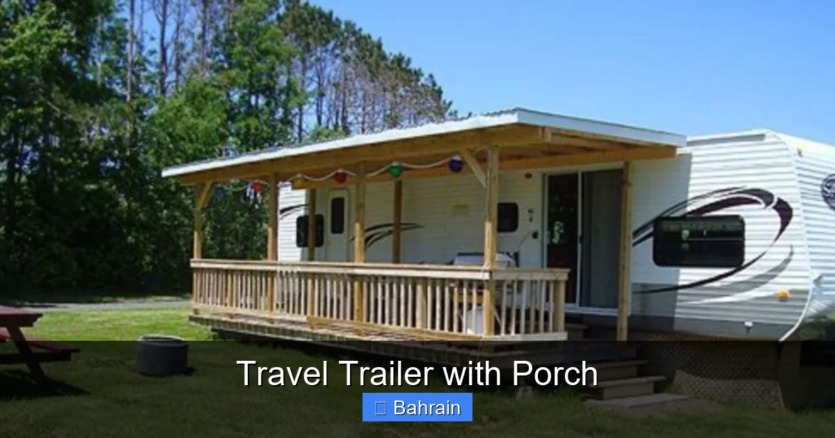 Travel Trailer with Porch