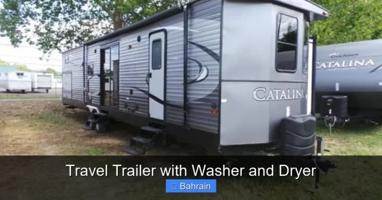 Travel Trailer with Washer and Dryer