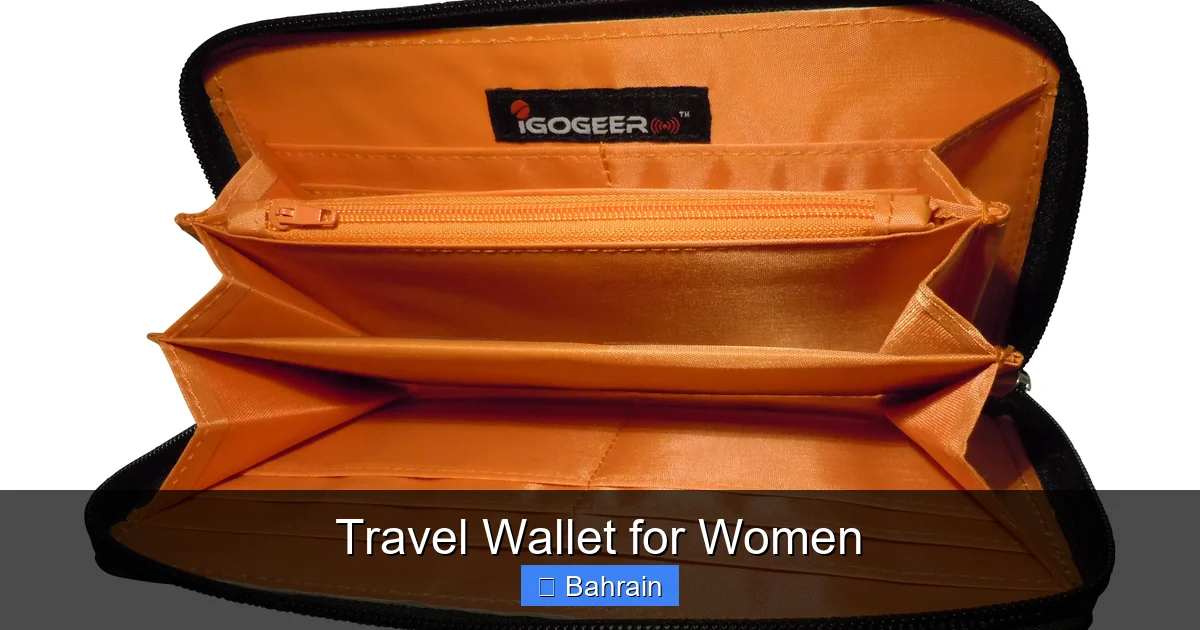 Travel Wallet for Women