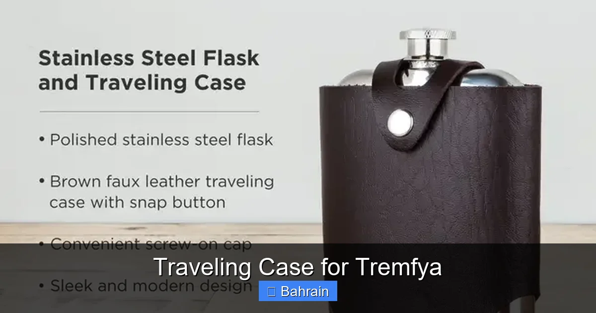 Traveling Case for Tremfya