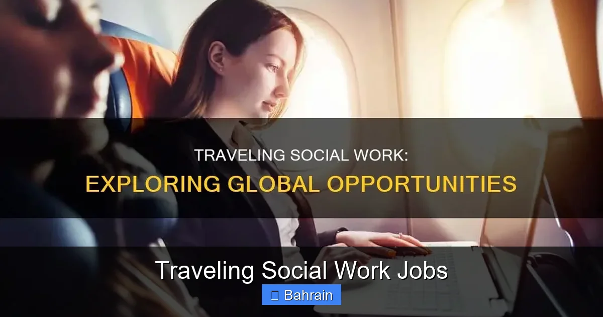 Traveling Social Work Jobs