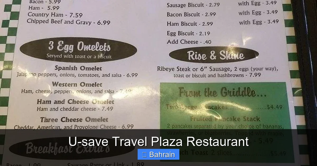U-save Travel Plaza Restaurant