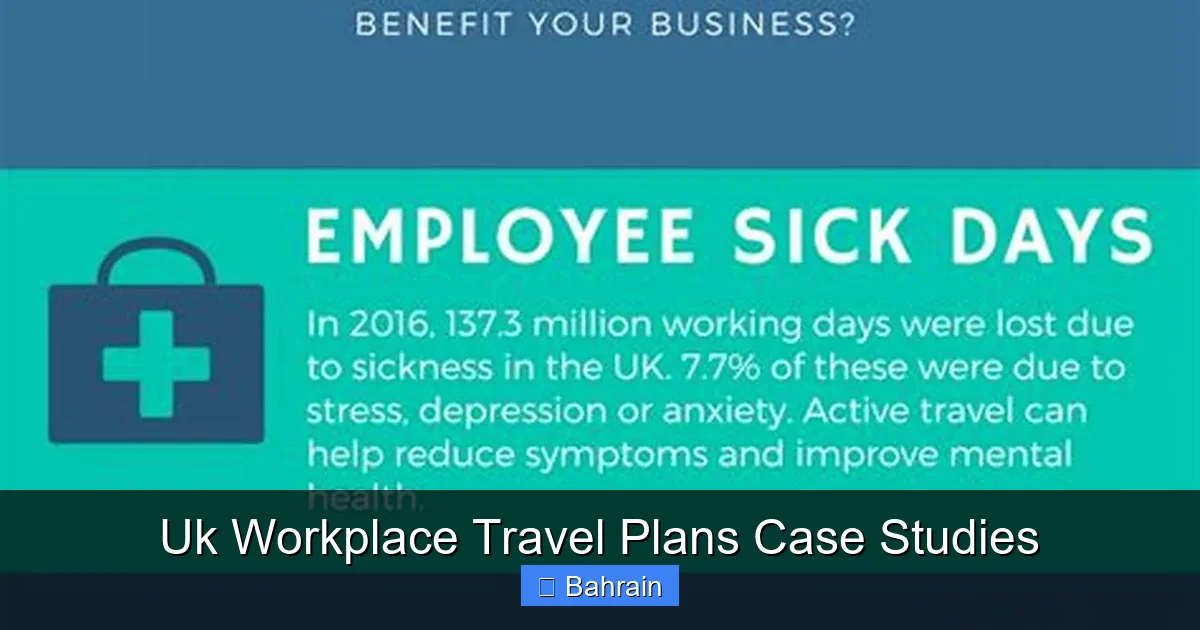 Uk Workplace Travel Plans Case Studies