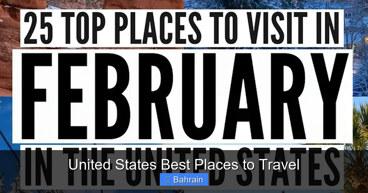 United States Best Places to Travel