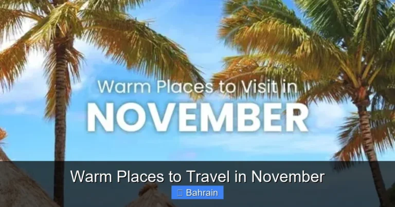 Warm Places to Travel in November