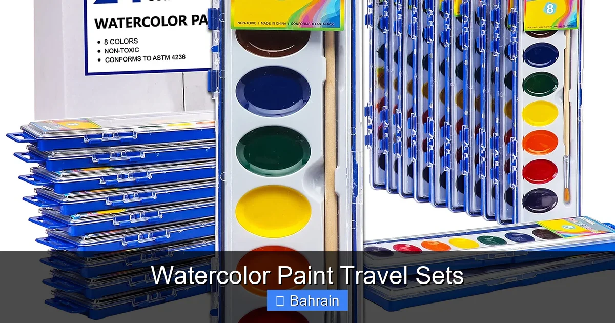 Watercolor Paint Travel Sets
