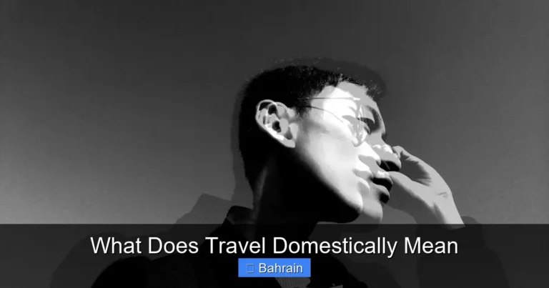 What Does Travel Domestically Mean