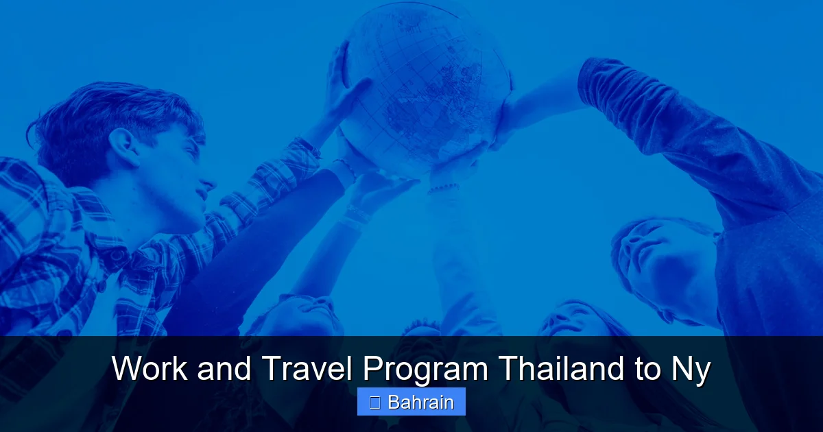 Work and Travel Program Thailand to Ny
