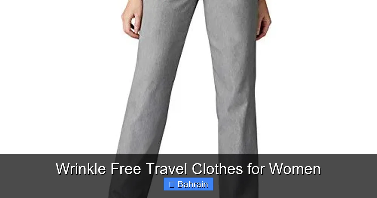 Wrinkle Free Travel Clothes for Women
